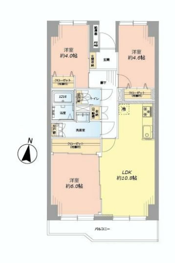 本郷壱岐坂ハイツ　間取り