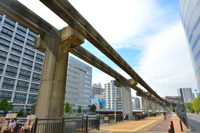 芝浦アイランドケープタワー　遊歩道