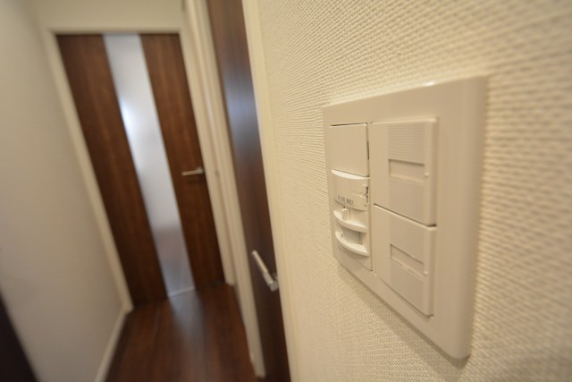 太子堂パレス　玄関センサーライト