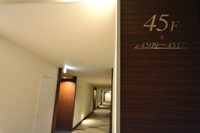 芝浦アイランドケープタワー　45F廊下