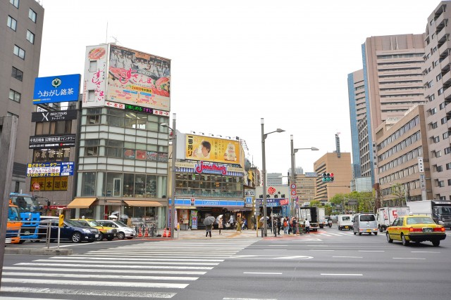 モンテベルデ築地　交差点