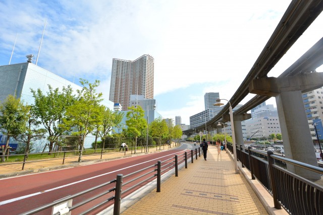 芝浦アイランドケープタワー　遊歩道3