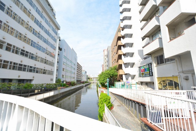 芝浦アイランドケープタワー　運河