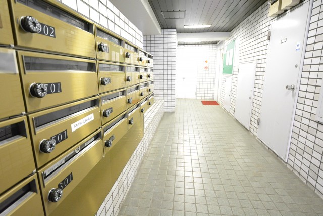 サンセール広尾　郵便受け