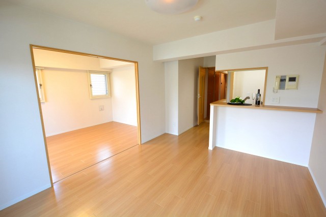 アフェクシオン南烏山　リビングから（扉あいてる）