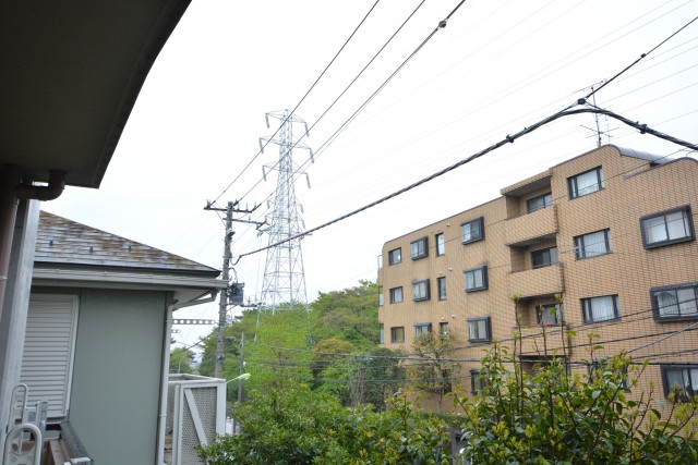 ディアナコート成城　バルコニーから