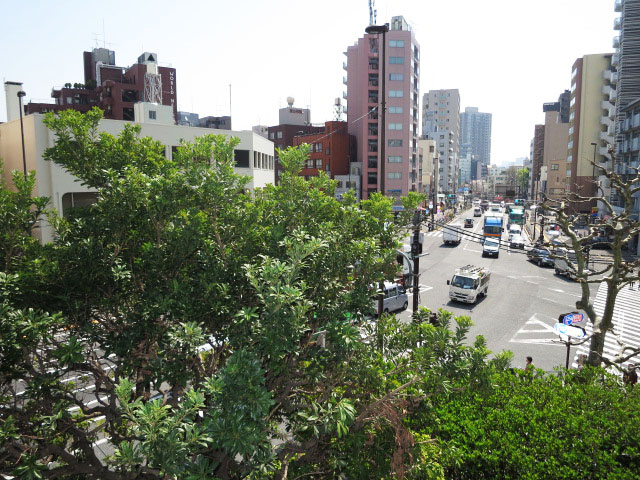 春日通り方面の眺望