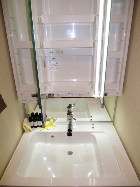 トーア早稲田マンション　使い勝手良さそうな洗面化粧台