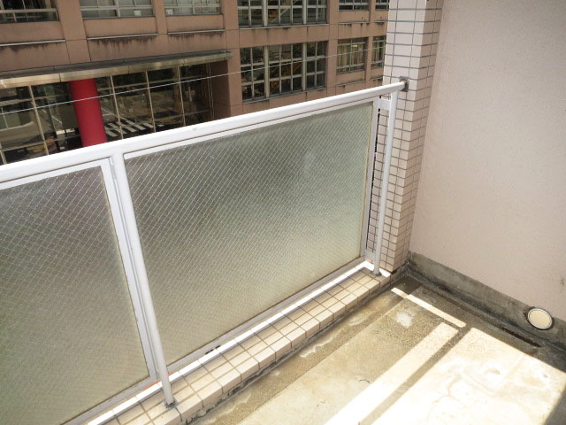 南向きのバルコニー