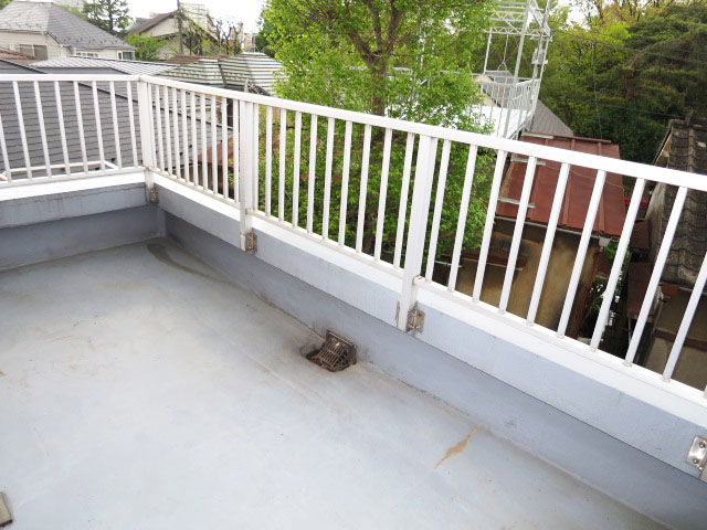 ルーフバルコニーは洗面室から出られます