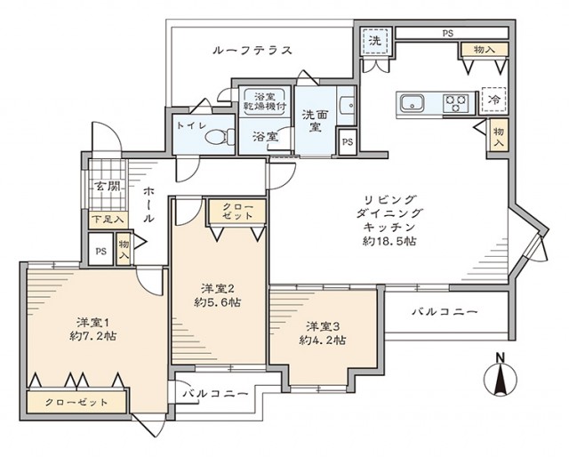 テラス目白　間取り
