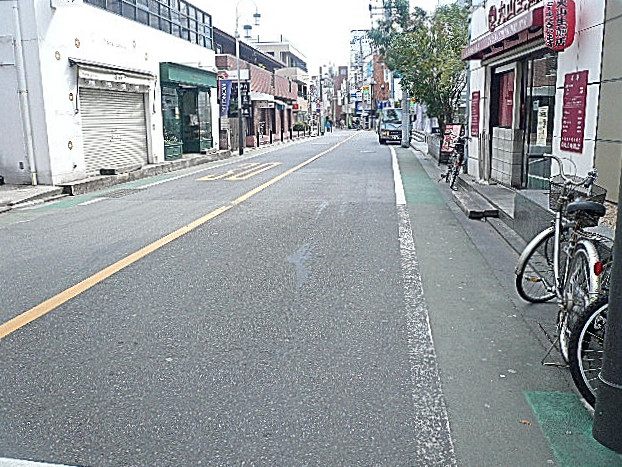 ホームズ緑が丘　マンションまでの道のり