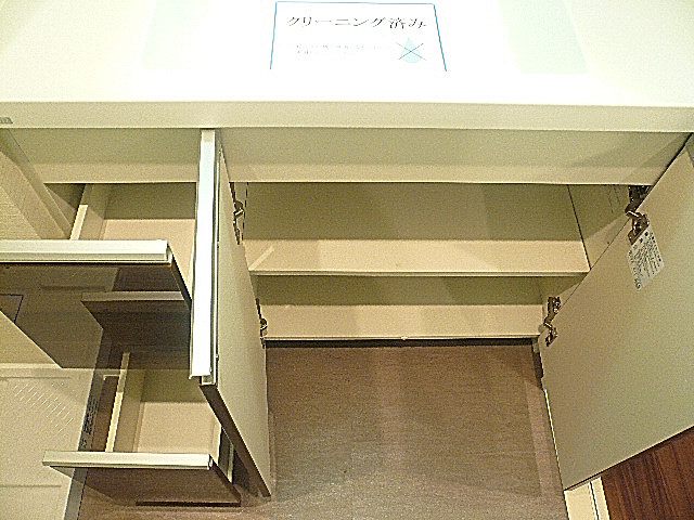 洗面化粧台　収納