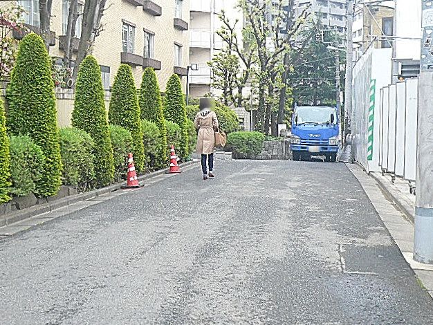 マンション第二恵比須苑　マンションへの道のり