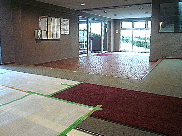 マンション第二恵比須苑　エントランスホール