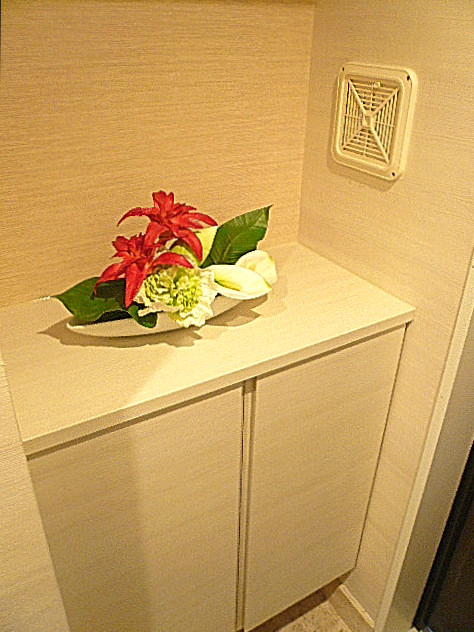 カウンター付玄関収納