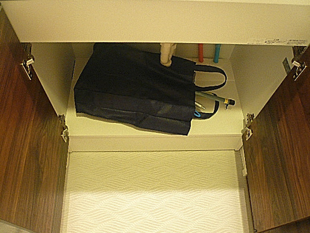 恵比寿グリーンハイム　洗面化粧台収納