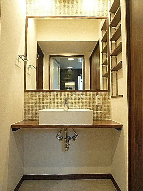 マンション都立大　洗面化粧台201