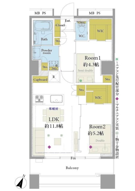 東京レジデンス　間取り図