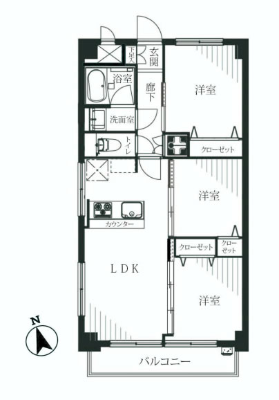 トーア早稲田マンション　間取り