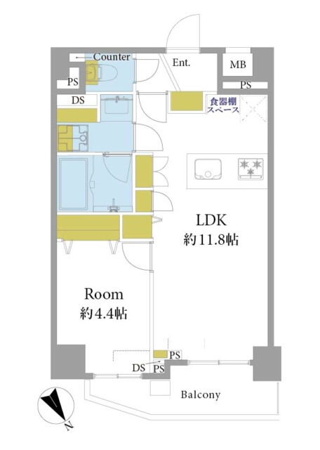 ルピナス麻布シティフォルム　間取り図