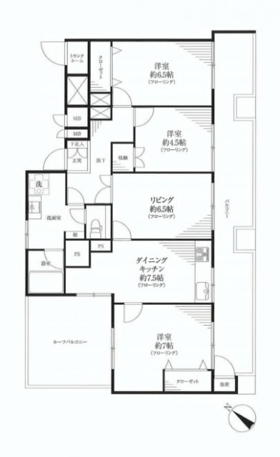 バロール代々木　間取り