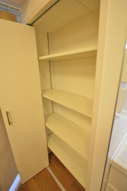 クレッセント中目黒　キッチン脇棚中