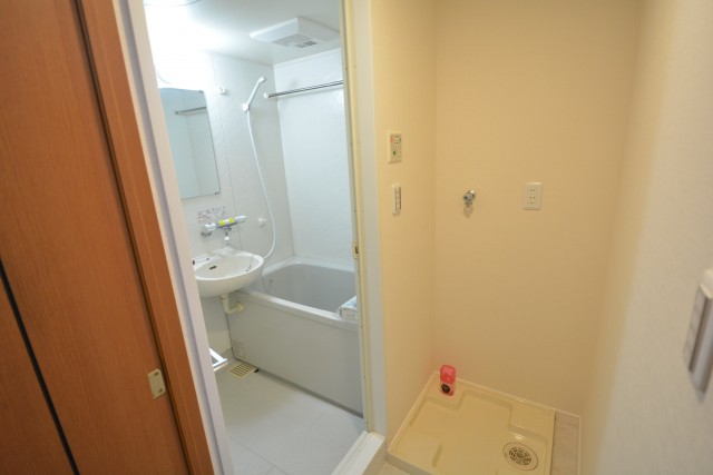 ルピナス麻布シティフォルム　洗濯機置場＆バスルーム