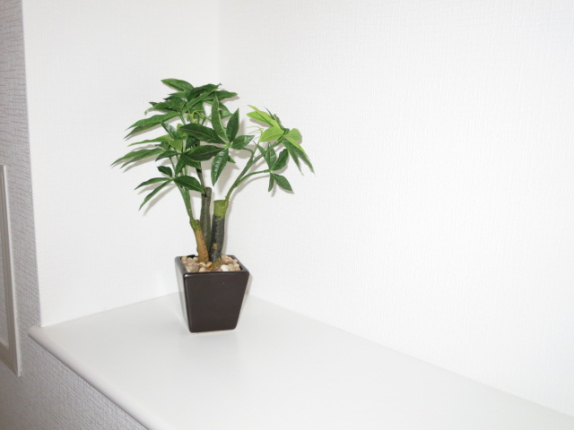 トイレに造作されたカウンター