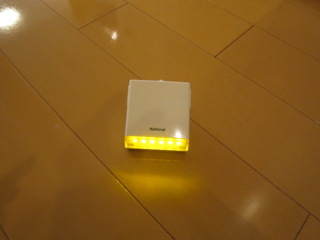 足元にはフットライト