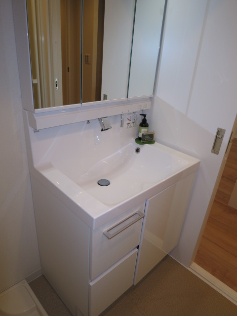 柏木ローズマンション 使い勝手良さそうな洗面化粧台