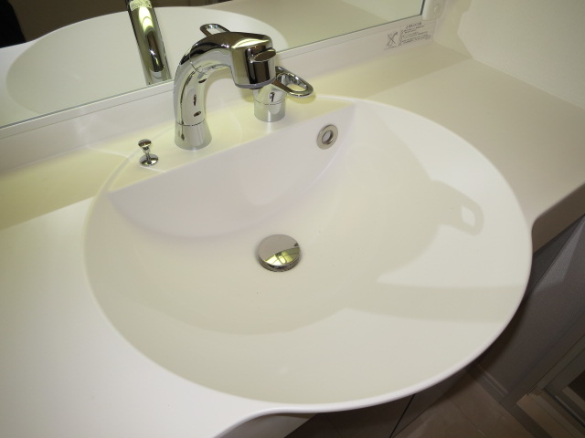 継ぎ目がない洗面ボウル