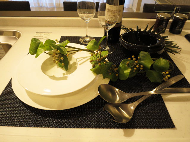 代官山マンション　カウンター付のキッチン105