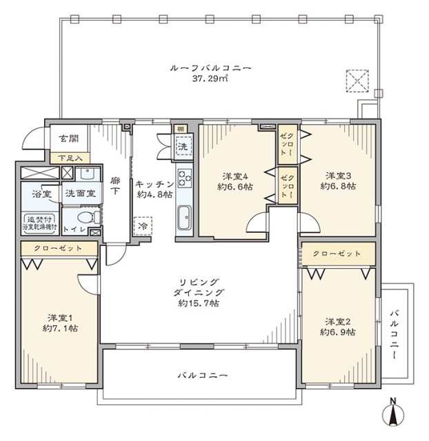 藤和高田馬場コープ　間取り