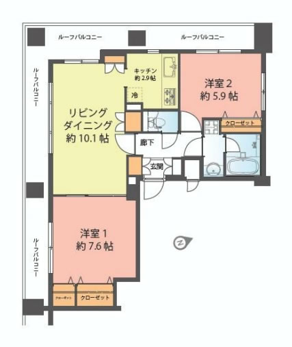 アビテ本郷　間取り