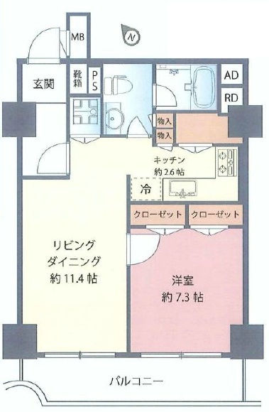 パレロワイヤル六番館　間取り図