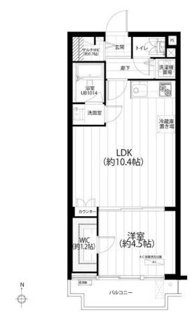 マンション都立大　間取り