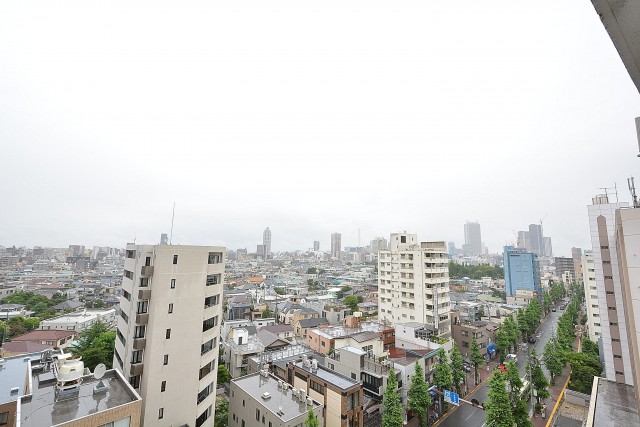目白が丘マンション　廊下からの眺望