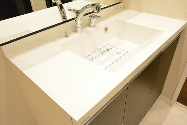南平台セントラルハイツ　スクエア型の洗面ボウル