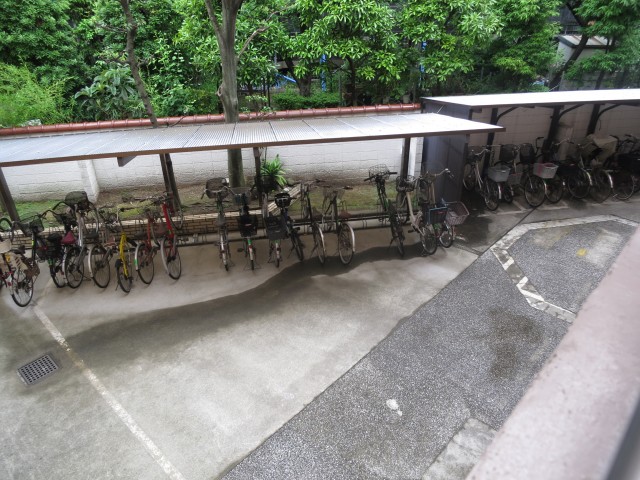 エクセル南品川　駐輪場上から