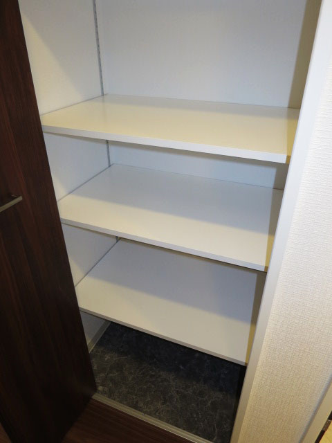 下落合グリーンパーク　廊下の物入れにもフロアタイル