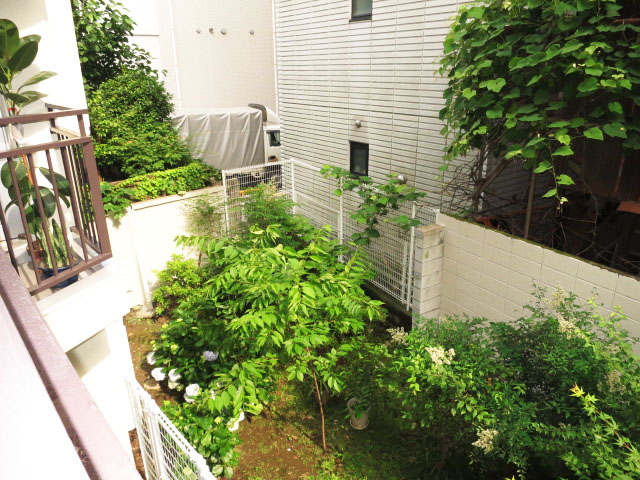 朝日落合マンション　バルコニーからの眺望