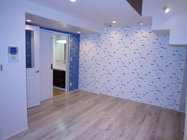 グランドメゾン中目黒 The Class　約13.5帖のリビングダイニングキッチン