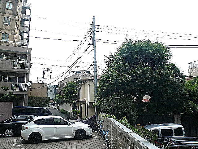 ヴェラハイツ広尾　1階からの眺望