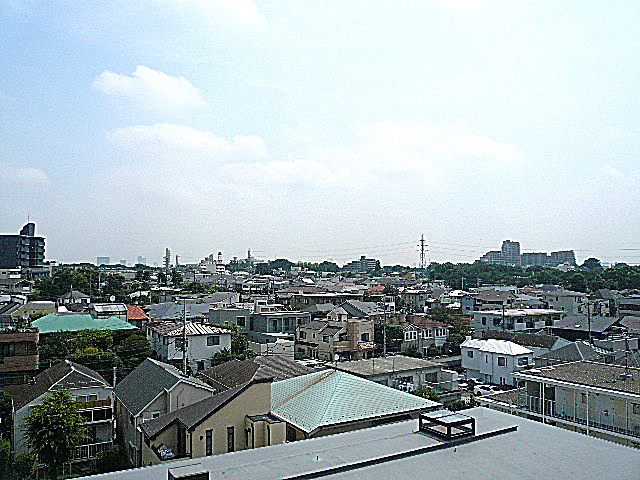 深沢ハイム　6階からの眺望