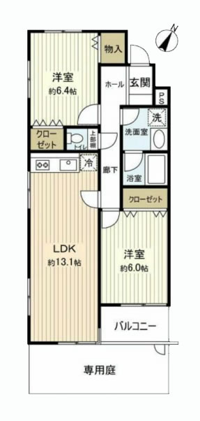 渋谷本町オリエントコートⅠ　渋谷本町オリエントコートⅠ　間取り