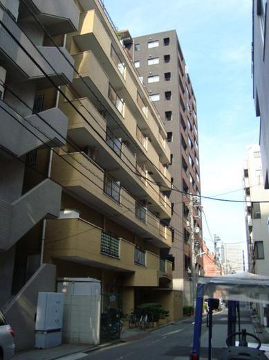 ライオンズマンション新富町　前面道路