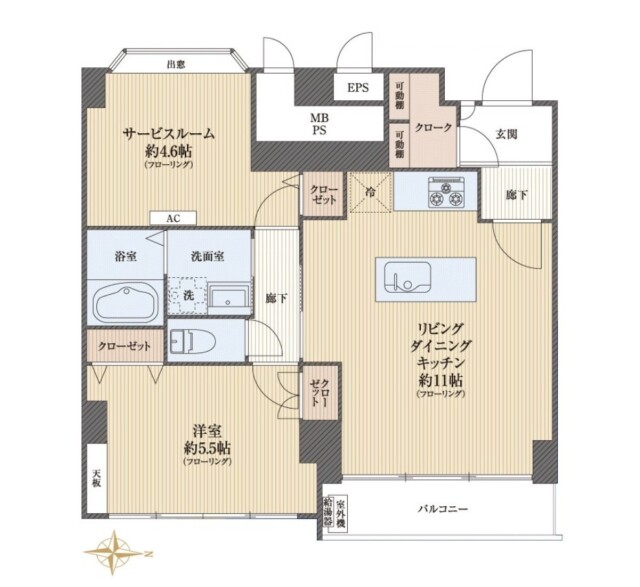 スカイプラザ赤坂　間取り図