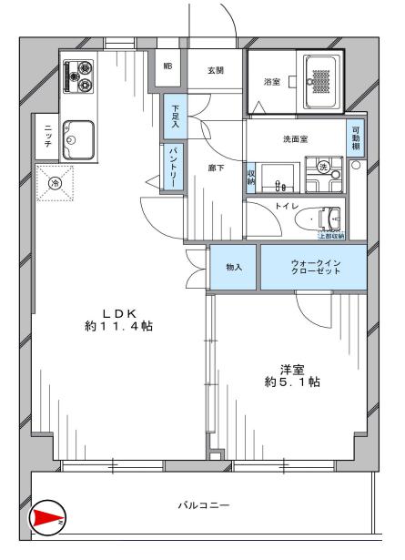 シャンブル目白　間取り
