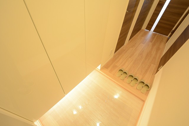 三井馬事公苑南ハイツ 玄関